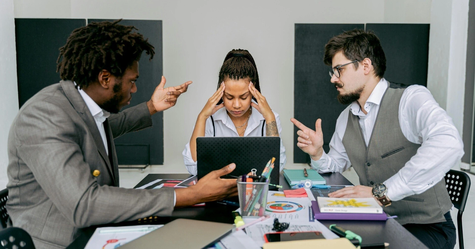 Discussion showing misaligned marketing strategy directions